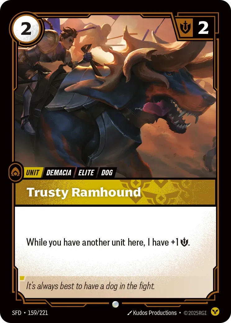 Trusty Ramhound - 159/221 (SFD) Common