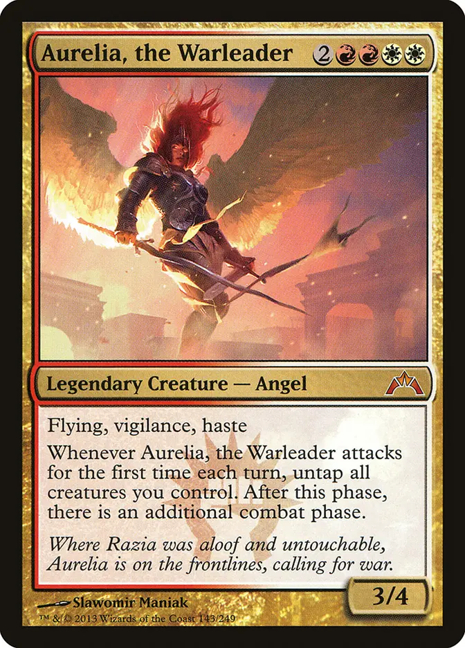 Aurelia, the Warleader (GTC-M) Moderate Play