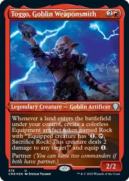 Toggo, Goblin Weaponsmith [#576 Etched Foil] (CMR-U)