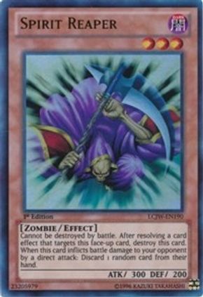 Spirit Reaper (LCJW-EN190) Ultra Rare - 1st Edition Near Mint