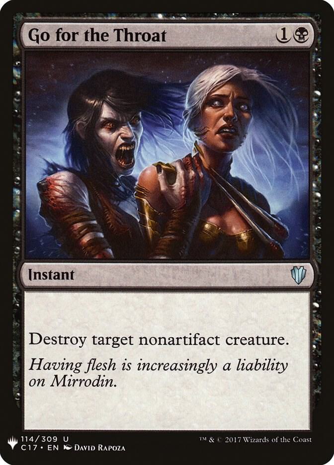 Go for the Throat (C17-U-LIST)