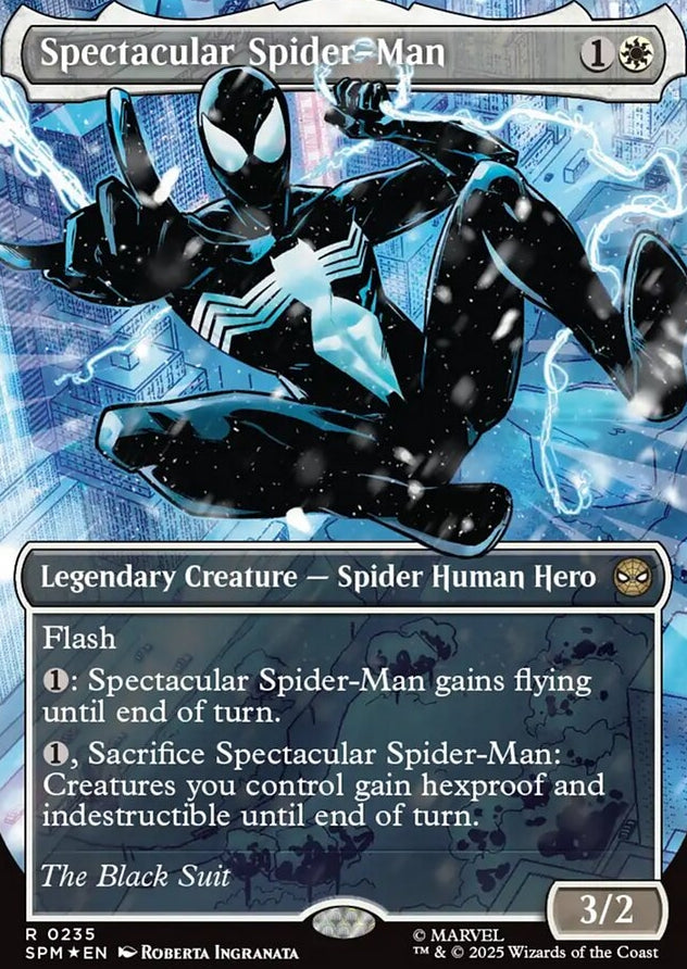 Spectacular Spider-Man [ #0235 Borderless Textured Foil ] (SPM-R)