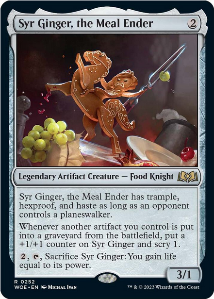 Syr Ginger, the Meal Ender [#0252] (WOE-R-FOIL)