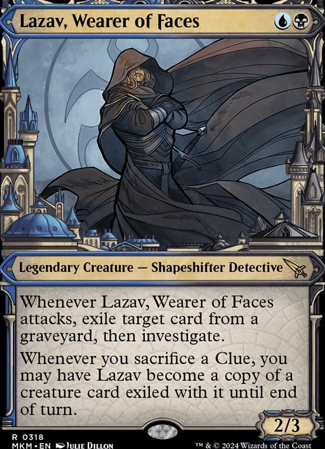 Lazav, Wearer of Faces [#0318 Ravnica City Showcase] (MKM-R-FOIL)