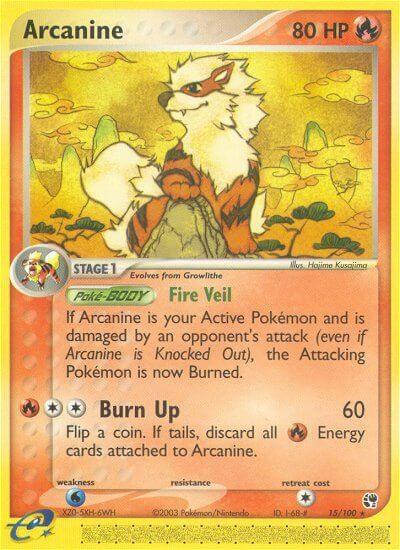 Arcanine - 15/100 (SS) Rare - Near Mint