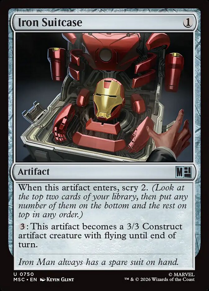 Iron Suitcase [ #0750 ] (MSC-U)