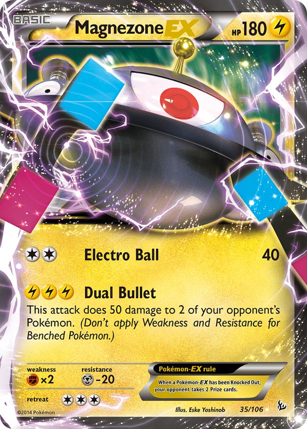 Magnezone EX - 035/106 (FLF) Ultra Rare - Near Mint Holofoil