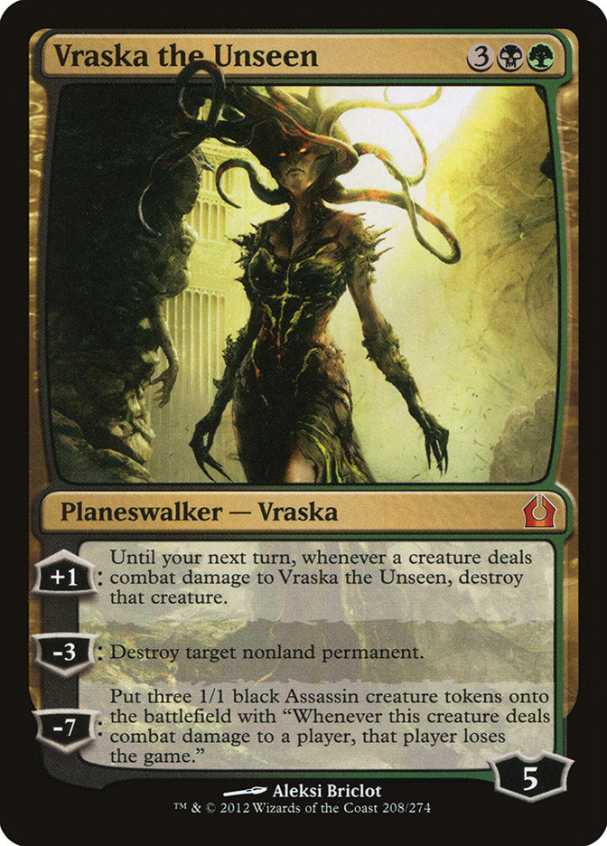 Vraska the Unseen (RTR-M-FOIL)