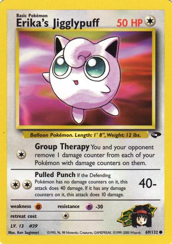 Erika's Jigglypuff - 069/132 (G1) Common - Unlimited Light Play