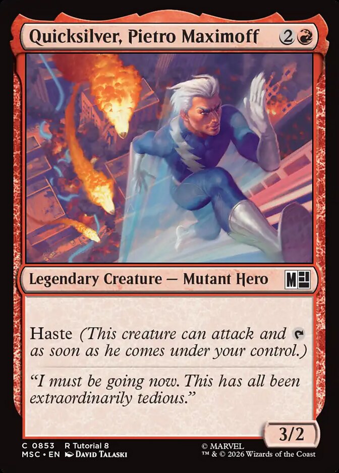 Quicksilver, Pietro Maximoff [ #0853 ] (MSC-C)