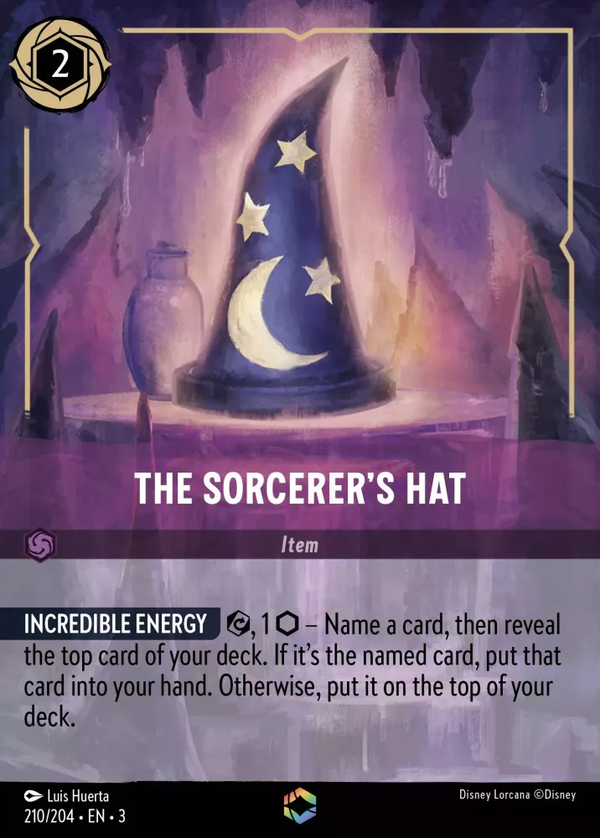 The Sorcerer's Hat (Alternate Art) (Into the Inklands 210/204) Enchanted - Near Mint Holofoil