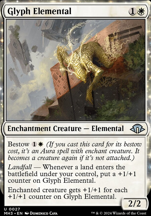 Glyph Elemental [#0027] (MH3-U-FOIL)