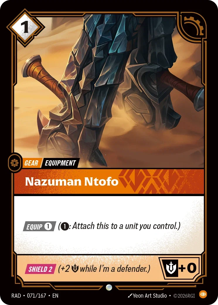 Nazuman Ntofo - 071/167 (RAD) Common