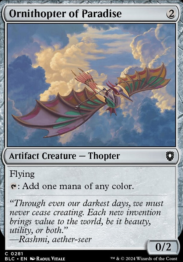 Ornithopter of Paradise [#0281] (BLC-C)