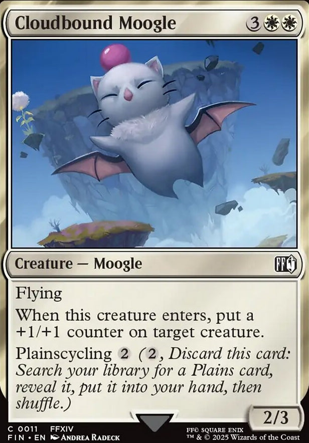 Cloudbound Moogle [ #0011 ] (FIN-C)