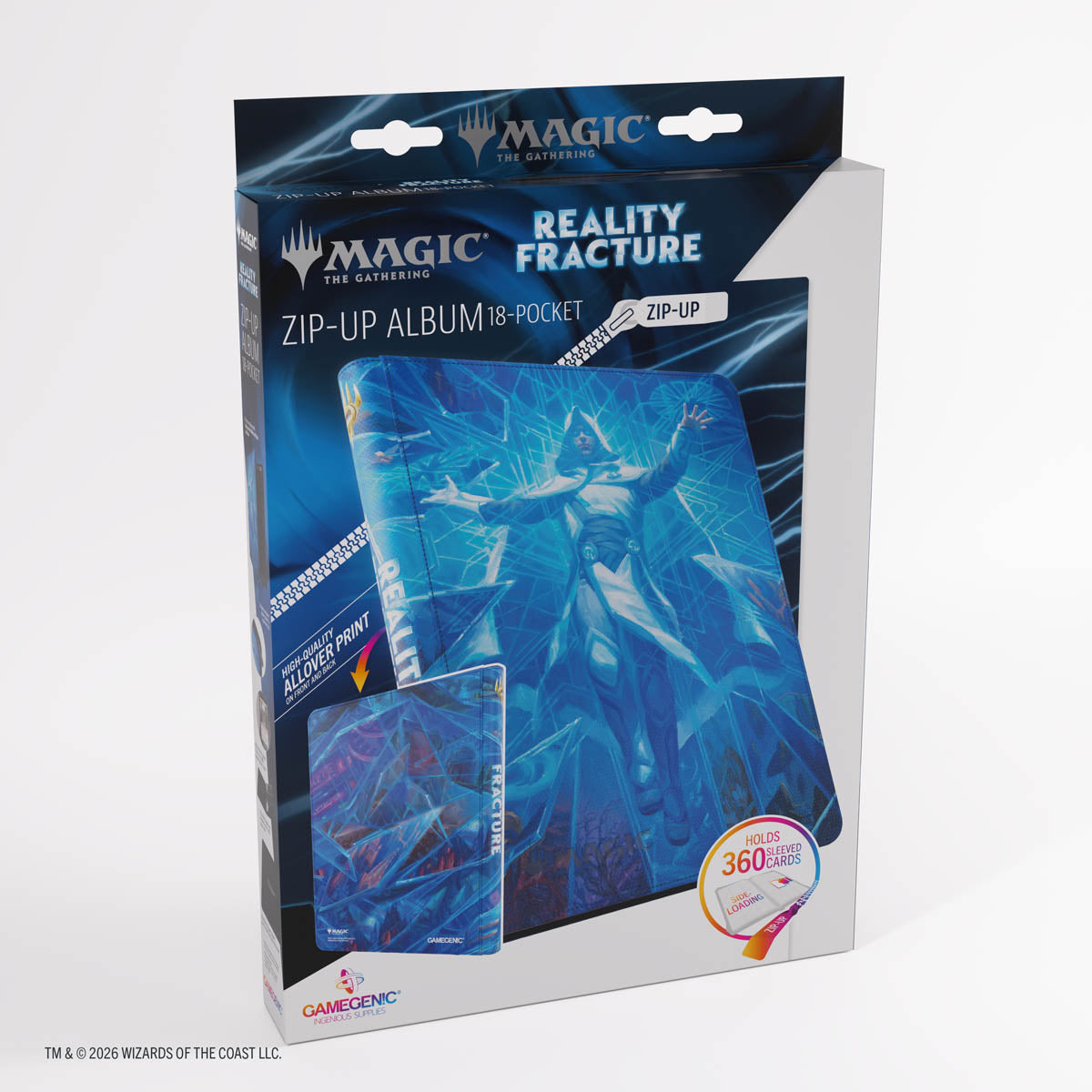 GameGenic: Zip-Up Album 18-Pocket - MTG: Reality Fracture - Overwrite the Multiverse