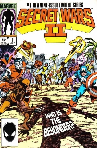 Secret Wars II (1985 Series) #1 (7.5)  1st Thundersword (Stewart Caldwell)