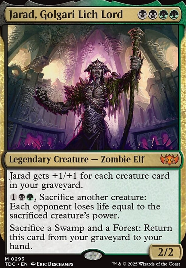 Jarad, Golgari Lich Lord [ #0293 ] (TDC-M)