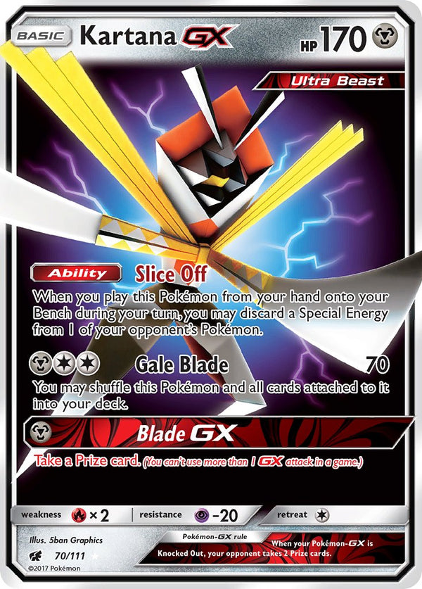 Kartana GX - 070/111 (CIN) Ultra Rare - Near Mint Holofoil