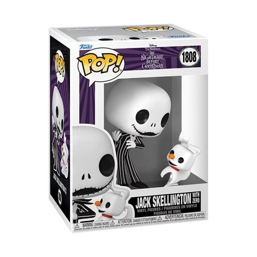 POP Figure: Disney Nightmare Before Christmas #1808  - Jack Skellington w/ Zero