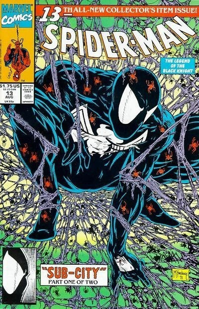 Spider-Man (1990 Series) #13 ( 9.6) Black costume returns