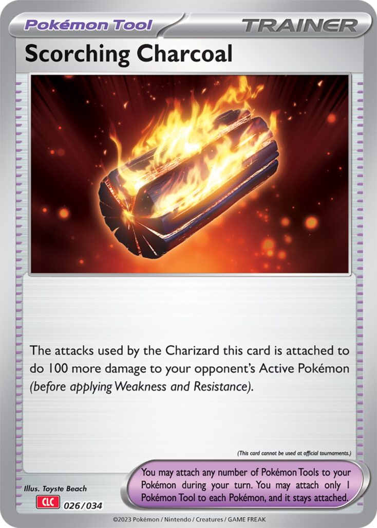 Scorching Charcoal - 026/034 (TCG:CLC) Classic Collection - Near Mint Holofoil
