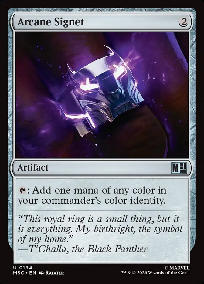 Arcane Signet [ #0194 Surge Foil ] (MSC-U)