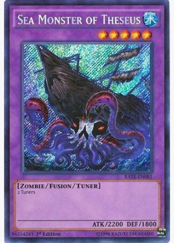 Sea Monster of Theseus (RATE-EN081) Secret Rare Near Mint 1st Edition