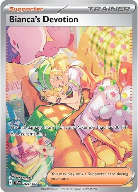 Bianca's Devotion - 209/162 (TEF) Special Illustration Rare - Moderate Play Holofoil