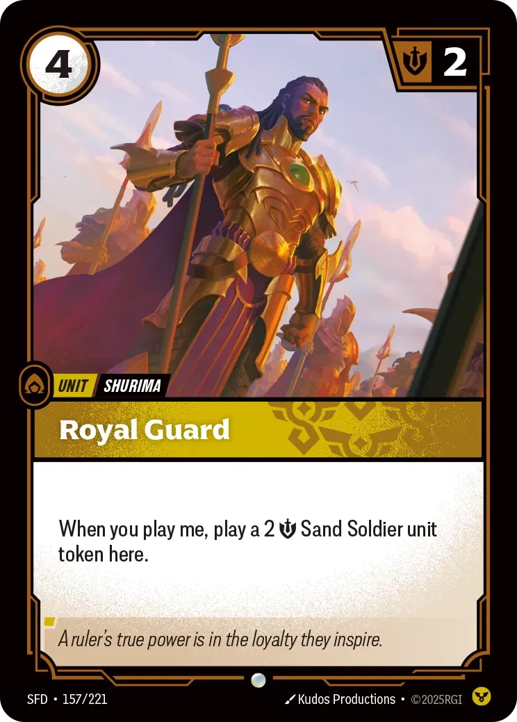 Royal Guard - 157/221 (SFD) Common