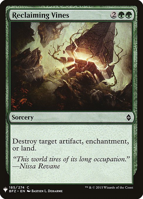 Reclaiming Vines [Mystery Booster #1308] (BFZ-C)