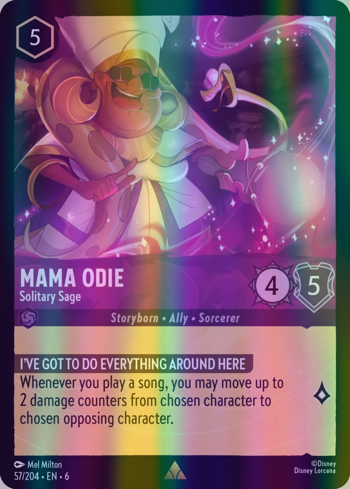 Mama Odie - Solitary Sage (Azurite Sea 057/204) Rare - Near Mint Cold Foil