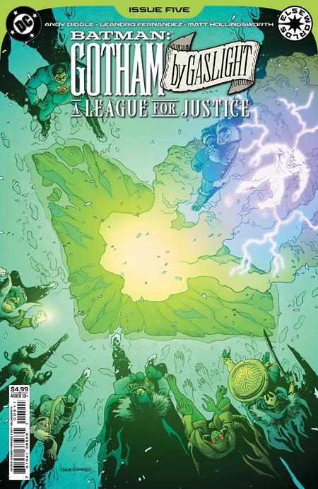 BATMAN GOTHAM BY GASLIGHT A LEAGUE FOR JUSTICE #5 (OF 6) CVR A LEANDRO FERNANDEZ