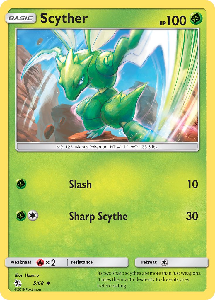 Scyther - 05/68 (HIF) Uncommon - Near Mint
