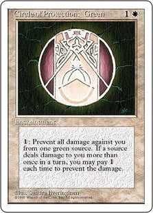 Circle of Protection: Green (4ED-C)