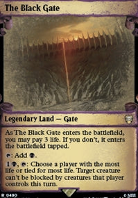 The Black Gate [#0490 Silverfoil Holiday] (LTC-R)
