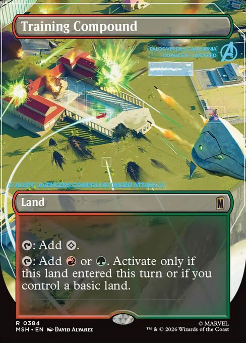 Training Compound [ #0384 Borderless Dual Lands ] (MSH-R)