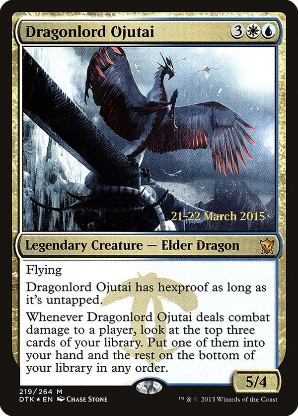 Dragonlord Ojutai (DTK-M-PRE) Light Play