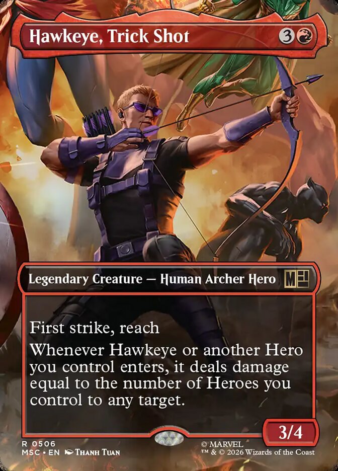 Hawkeye, Trick Shot [ #0506 Borderless ] (MSC-R)