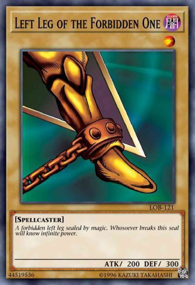 Left Leg of the Forbidden One (LOB-121) Ultra Rare - Near Mint Unlimited