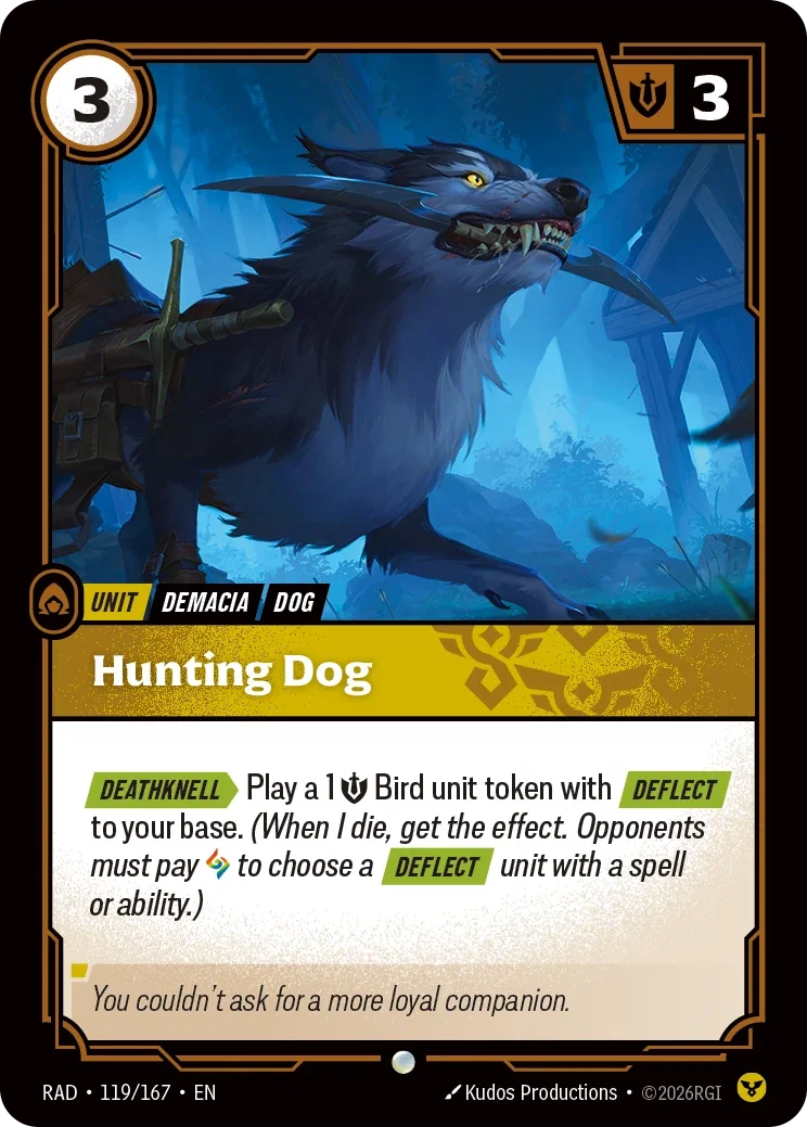 Hunting Dog - 119/167 (RAD) Common