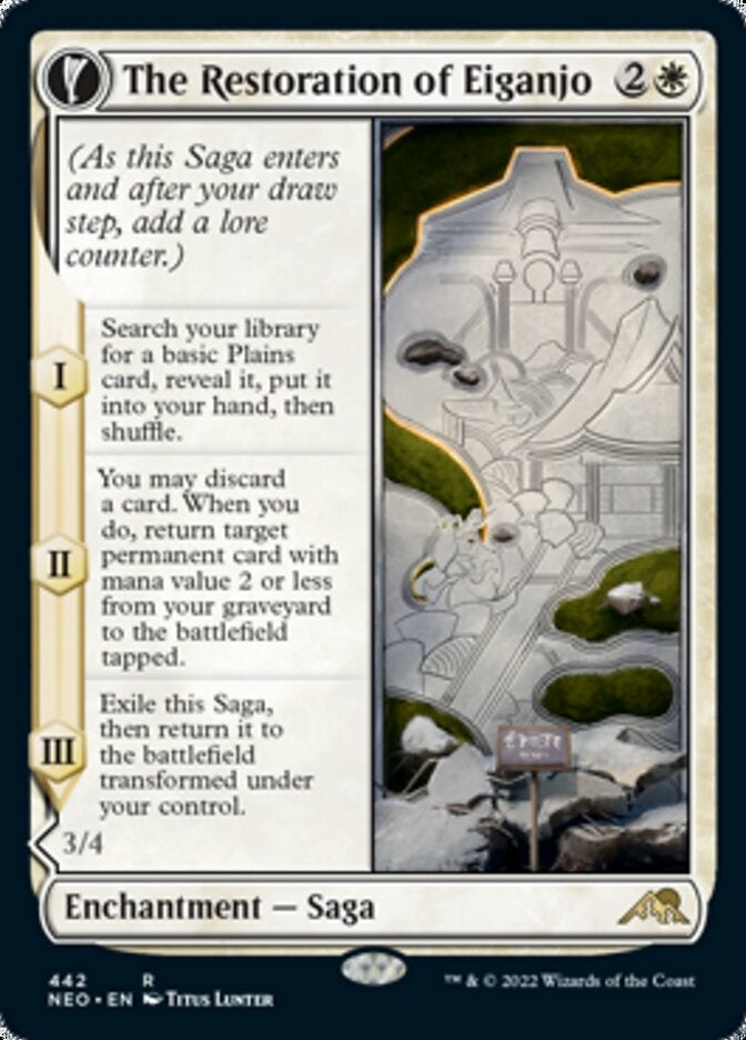 The Restoration of Eiganjo // Architect of Restoration [ #442 Extended Art ] (NEO-R)