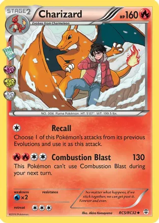 Charizard - RC05/RC32 (GEN:RC) Uncommon - Near Mint Holofoil