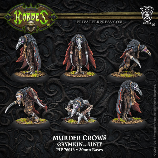 Hordes: Grymkin - Murder Crows, Unit (6 Metal / Resin)