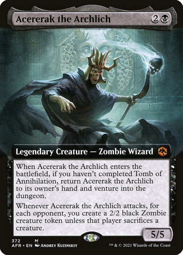 Acererak the Archlich [#372 Extended Art] (AFR-M-FOIL)