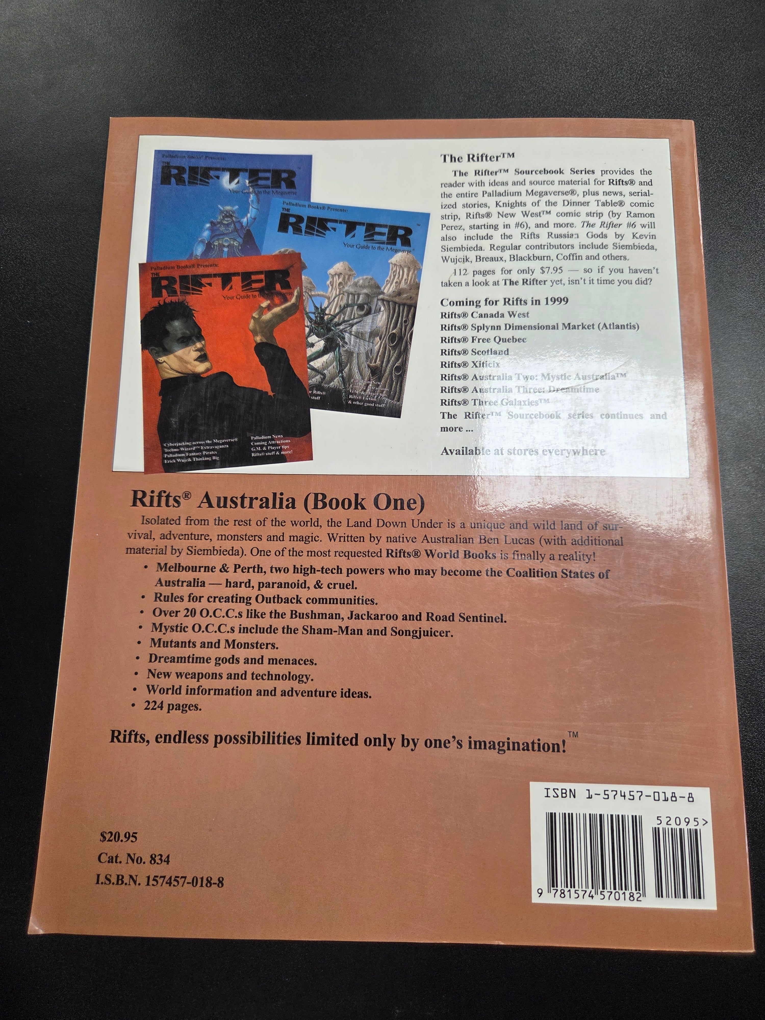 RIFTS World Book 19:  Australia (USED)