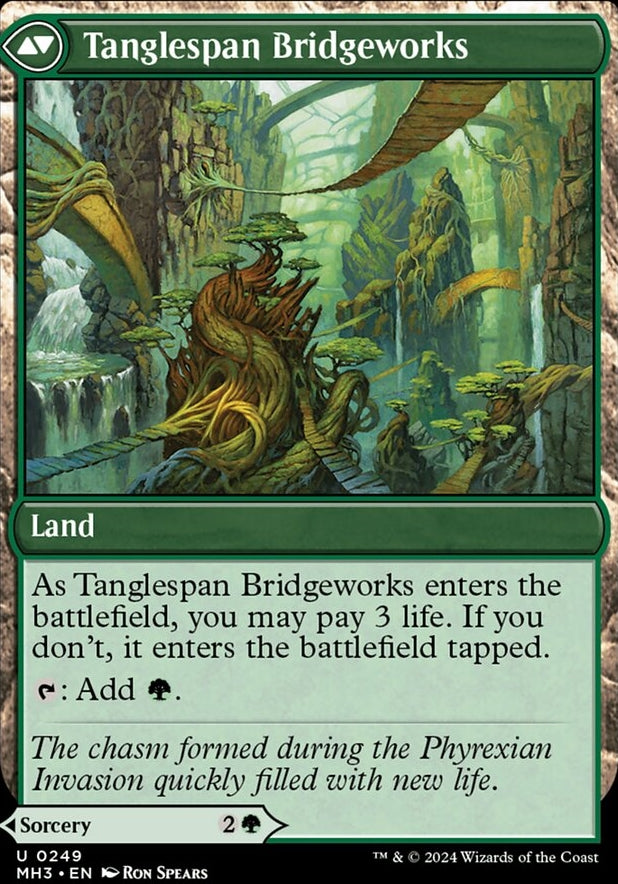 Bridgeworks Battle // Tanglespan Bridgeworks [#0249] (MH3-U-FOIL)