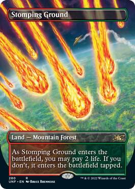 Stomping Ground [#280 Alternate Art Borderless] (UNF-R-FOIL)