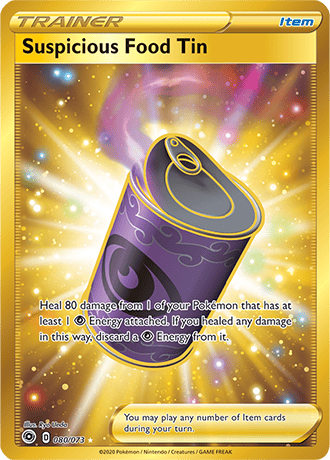 Suspicious Food Tin - 80/73 (CHP) Secret Rare - Near Mint Holofoil