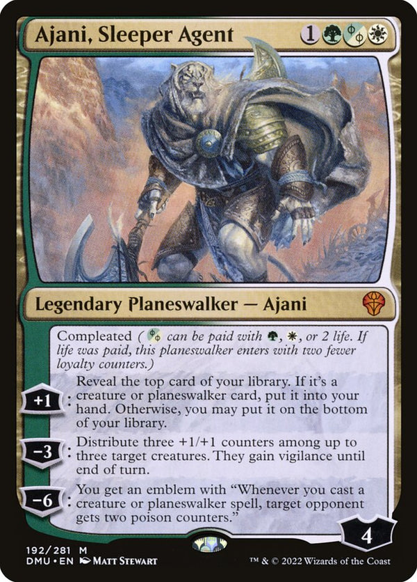 Ajani, Sleeper Agent (DMU-M-FOIL)